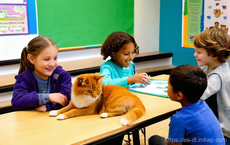 인간 동물 공존을 위한 지역 사회의 중요성 - Image Prompt 1: Community Education for Responsible Pet Ownership**