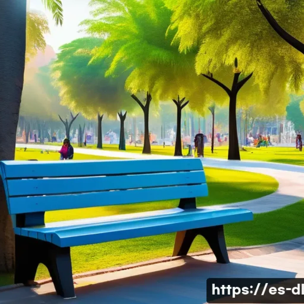 시민 참여를 통한 동물 친화적 건축 촉진 방안 - A vibrant urban inclusive park in a Latin American city, featuring lush native plants and trees, nat...